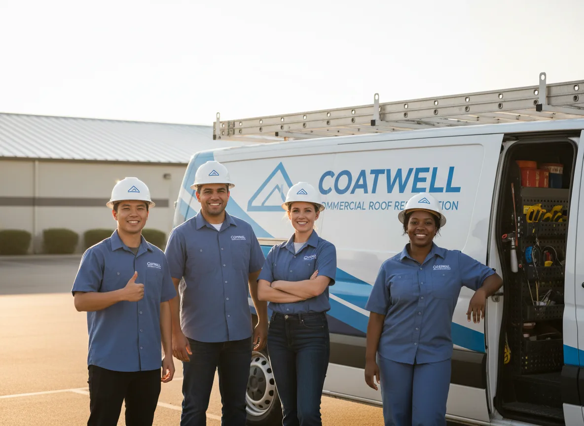 Commercial roof coating company in Harpster, OH